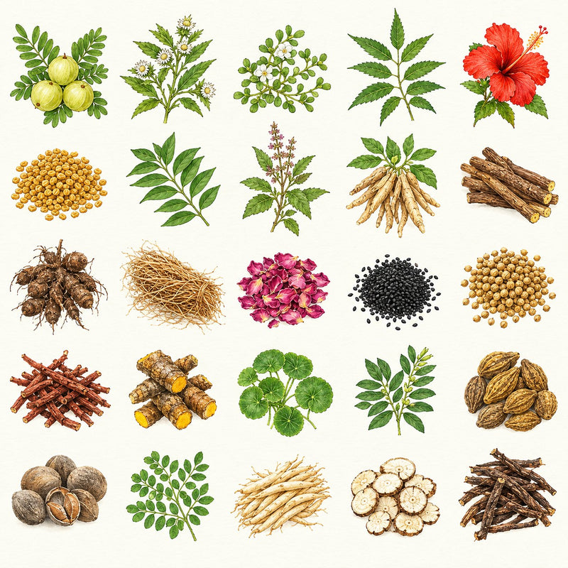 All 25 Jadi-Booti herbs