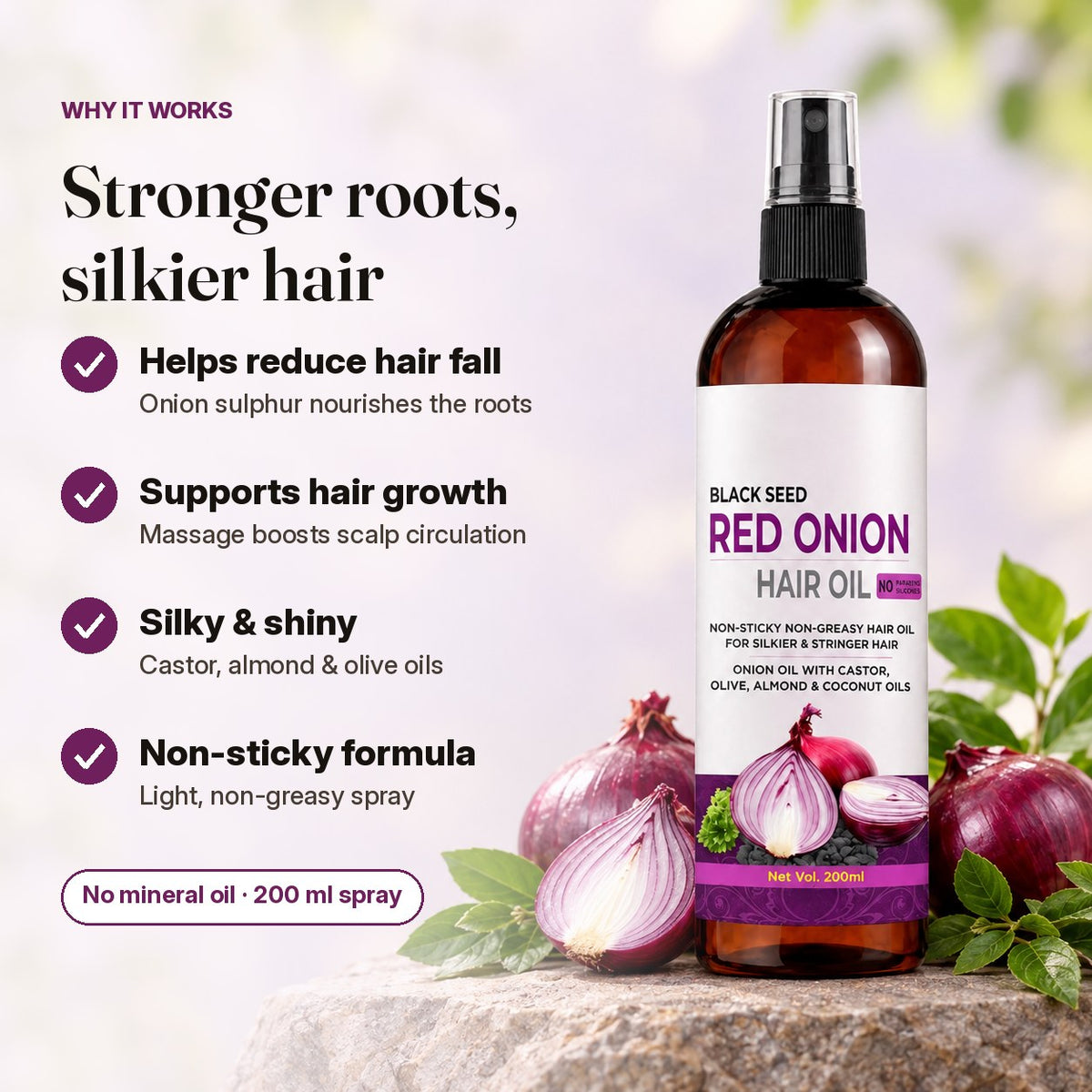 Stronger, silkier hair, naturally